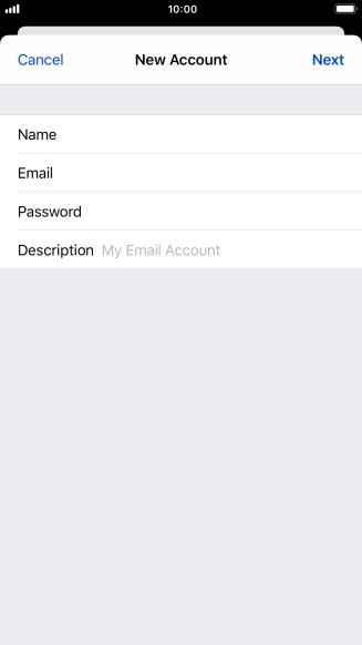 Press Description and key in the required name.