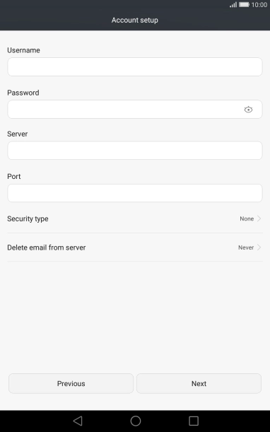Press the drop down list below 
