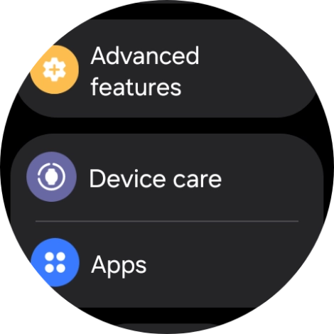 Press Advanced features.