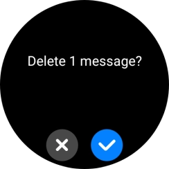 Press the confirm icon.