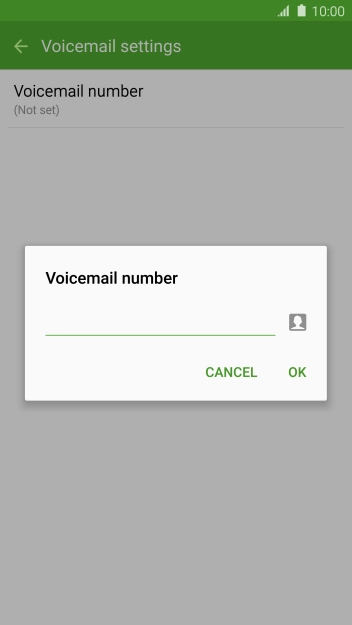 Key in +61414121121 and press OK.