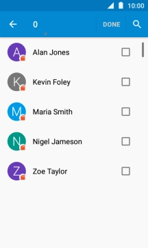 Press the drop down list.