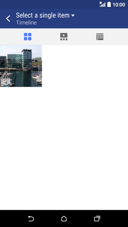 Press the required video clip.