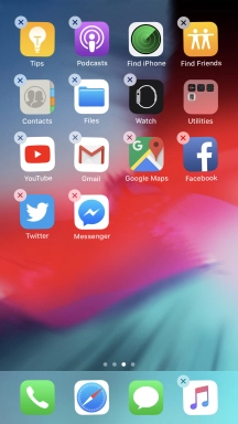 Press the delete icon.