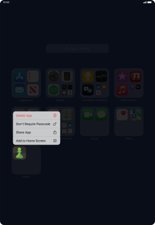 Press Don't Require Passcode.