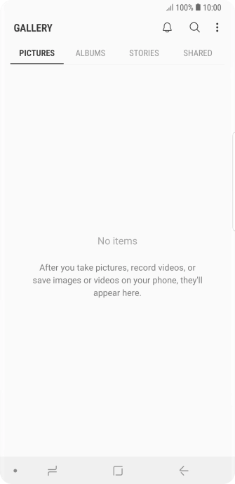 Press ALBUMS and go to the required folder.