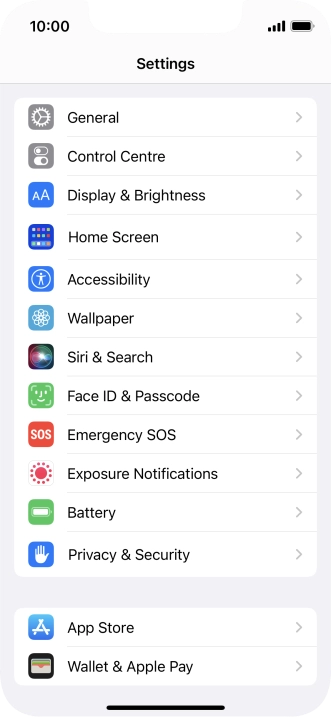 Press Accessibility.