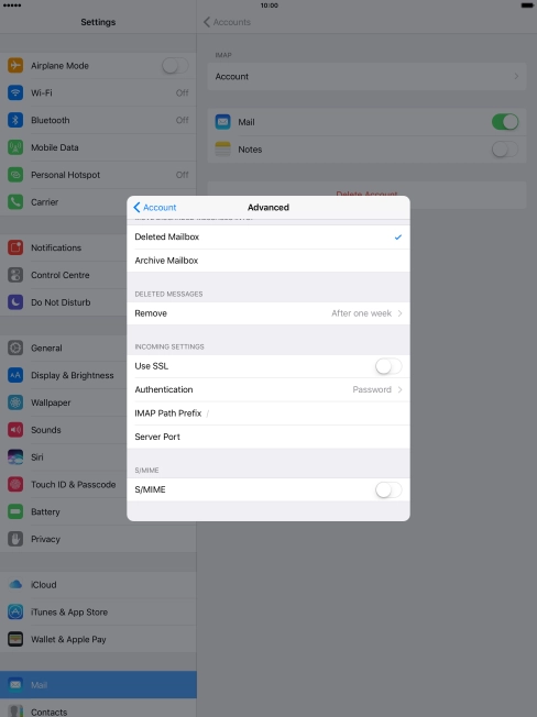Press Authentication.