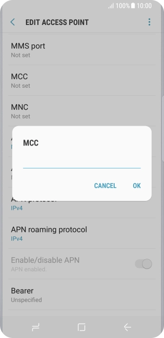 Key in 505 and press OK.