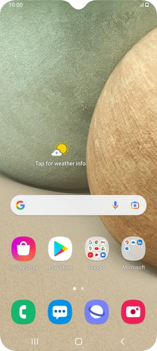 When the battery charging icon is displayed, the battery is charging.