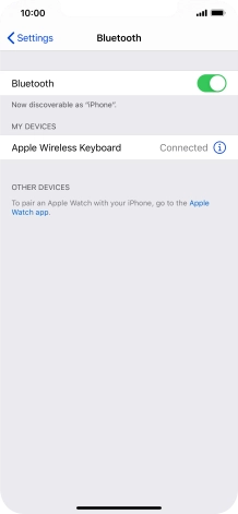 Slide your finger upwards starting from the bottom of the screen to return to the home screen.