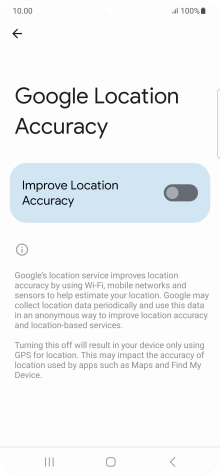 If you press the indicator next to 
