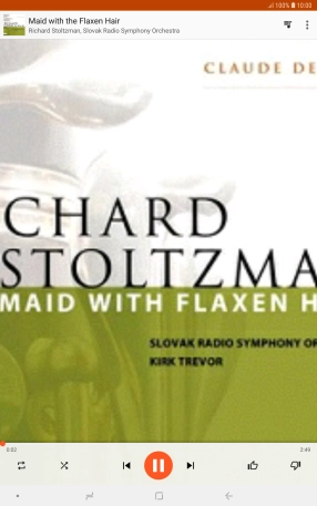 Press arrow right to go to the next audio file.