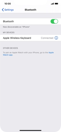 Slide your finger upwards starting from the bottom of the screen to return to the home screen.