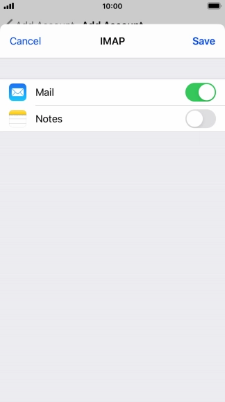 Press Save. Your email account has now been set up. To select more settings for incoming and outgoing server, proceed with the following steps.