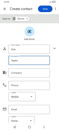Press Phone and key in the required phone number.