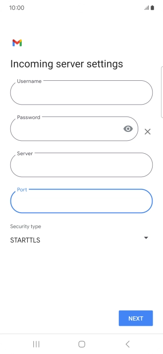 Press the drop down list below 