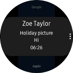 Press the required email message to read it.