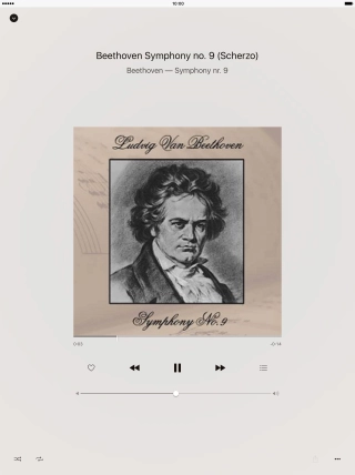 Press arrow right to go to the next audio file.