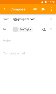 Press Subject and key in the required subject.