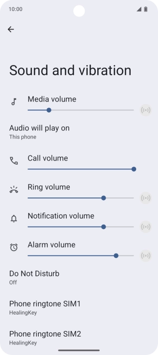 Press Phone ringtone.