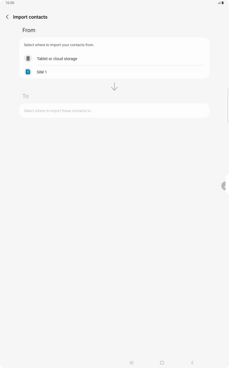 Press the name of the SIM.