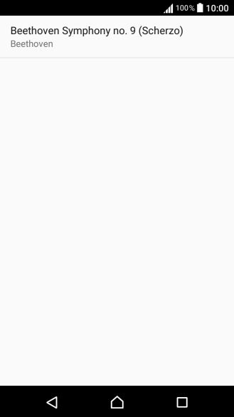 Press the required ring tone.