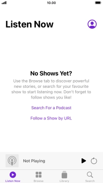 Press the Home key to return to the home screen.
