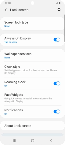 Press the Home key to return to the home screen.