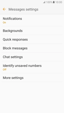 Press More settings.