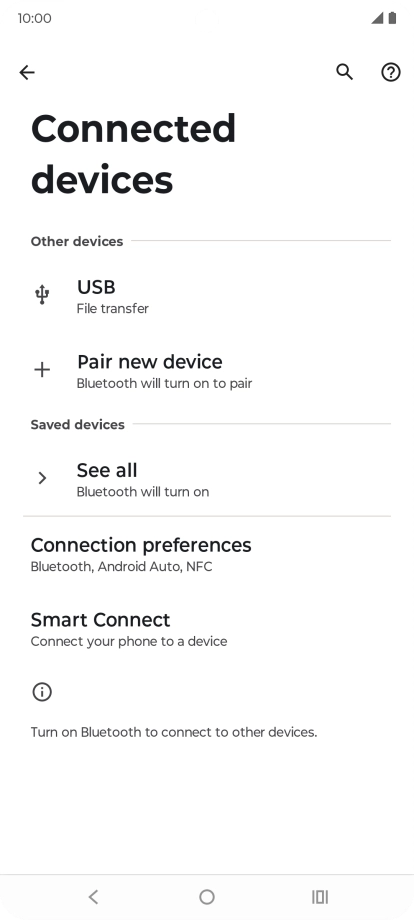 Press Pair new device.