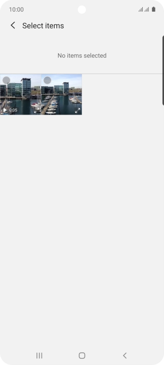 Press the required picture.