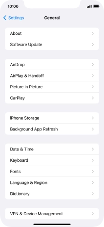 Press Background App Refresh.