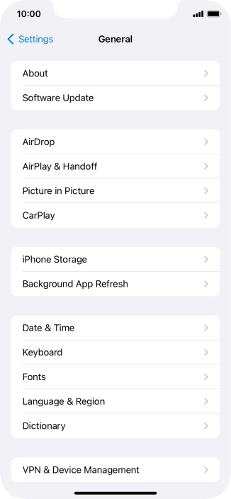 Press Background App Refresh.