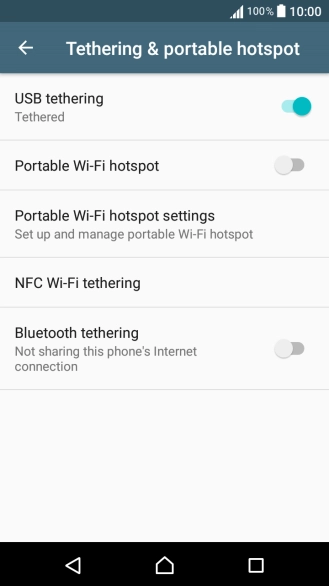 Press the Home key to return to the home screen.