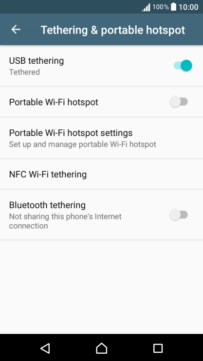 Press the Home key to return to the home screen.