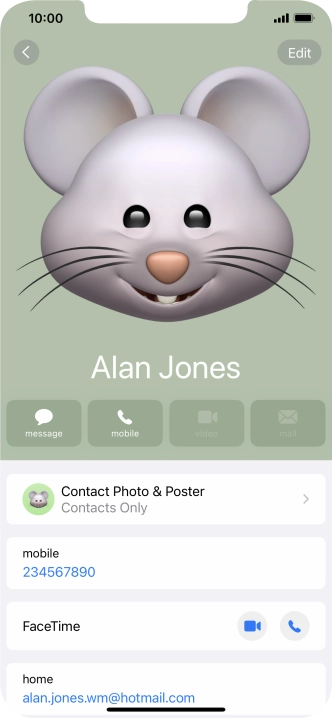 Slide your finger upwards starting from the bottom of the screen to return to the home screen.