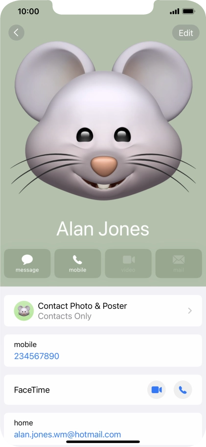 Slide your finger upwards starting from the bottom of the screen to return to the home screen.