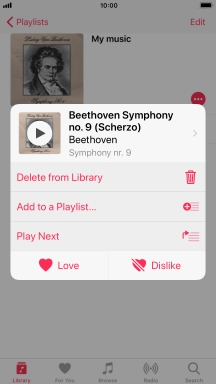 Press the required function and follow the instructions on the screen to use the selected function.