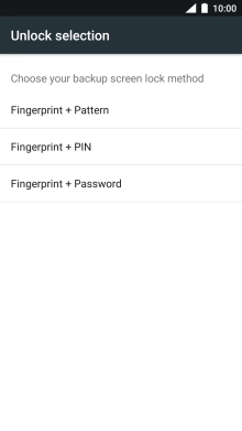 Press the required phone lock code and follow the instructions on the screen to create an additional phone lock code.
