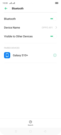 Press the Home key to return to the home screen.