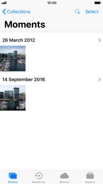 Hard press and hold the required picture until a pop-up menu is displayed.