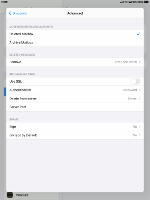 Press Authentication.