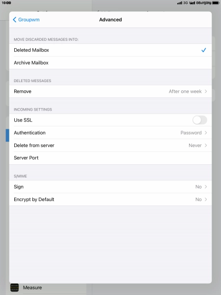 Press Authentication.