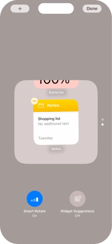 Press Smart Rotate to turn the function on or off.