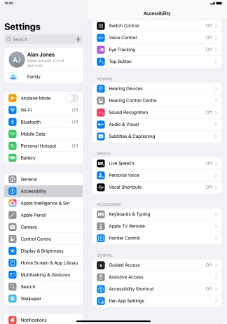 Press the required category below 
