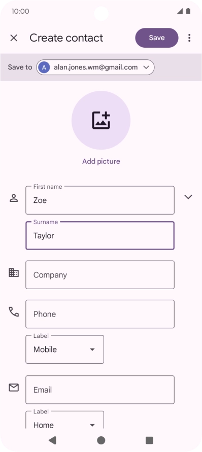 Press Phone and key in the phone number.