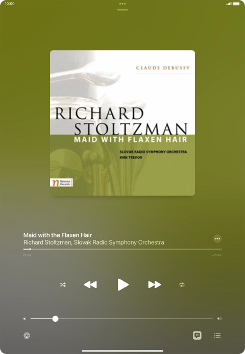 Press arrow right to go to the next audio file.