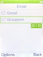 Press the Left selection key.