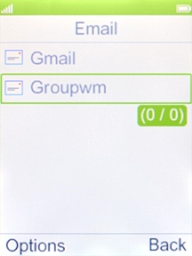 Press the Left selection key.